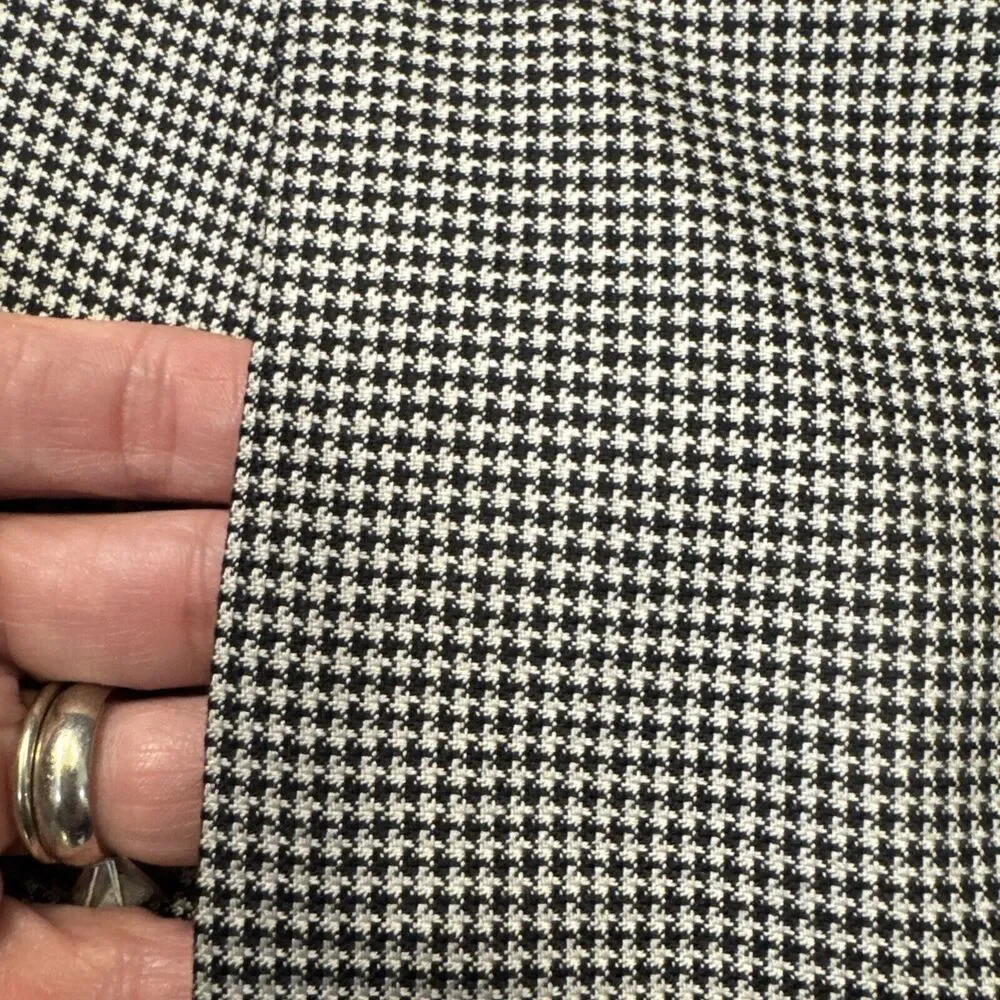 Hart Schaffner Marx Men’s 40L Sport Coat - Gray Houndstooth - Two-Button